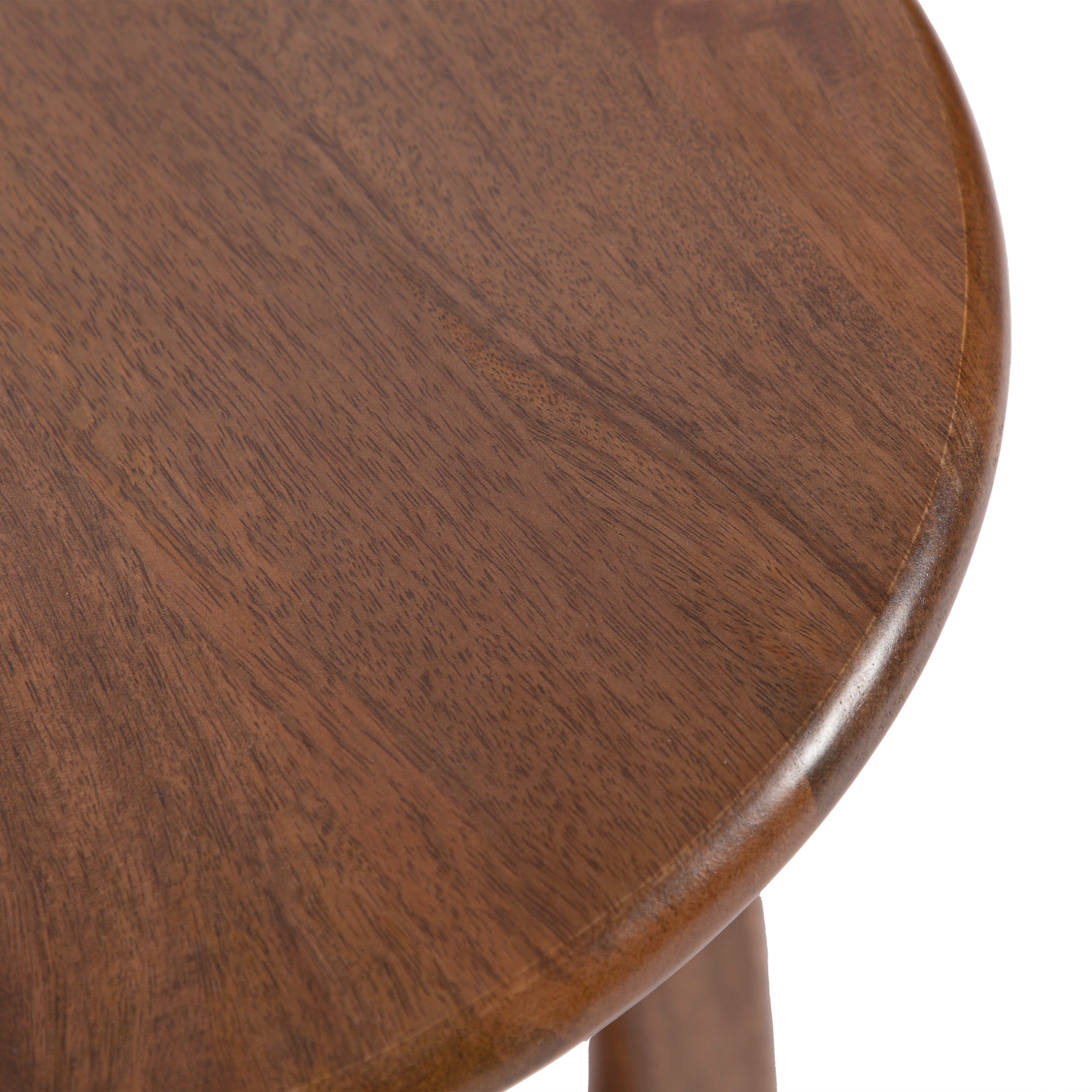 Side Table 14x14x22 Walnut Brown 3