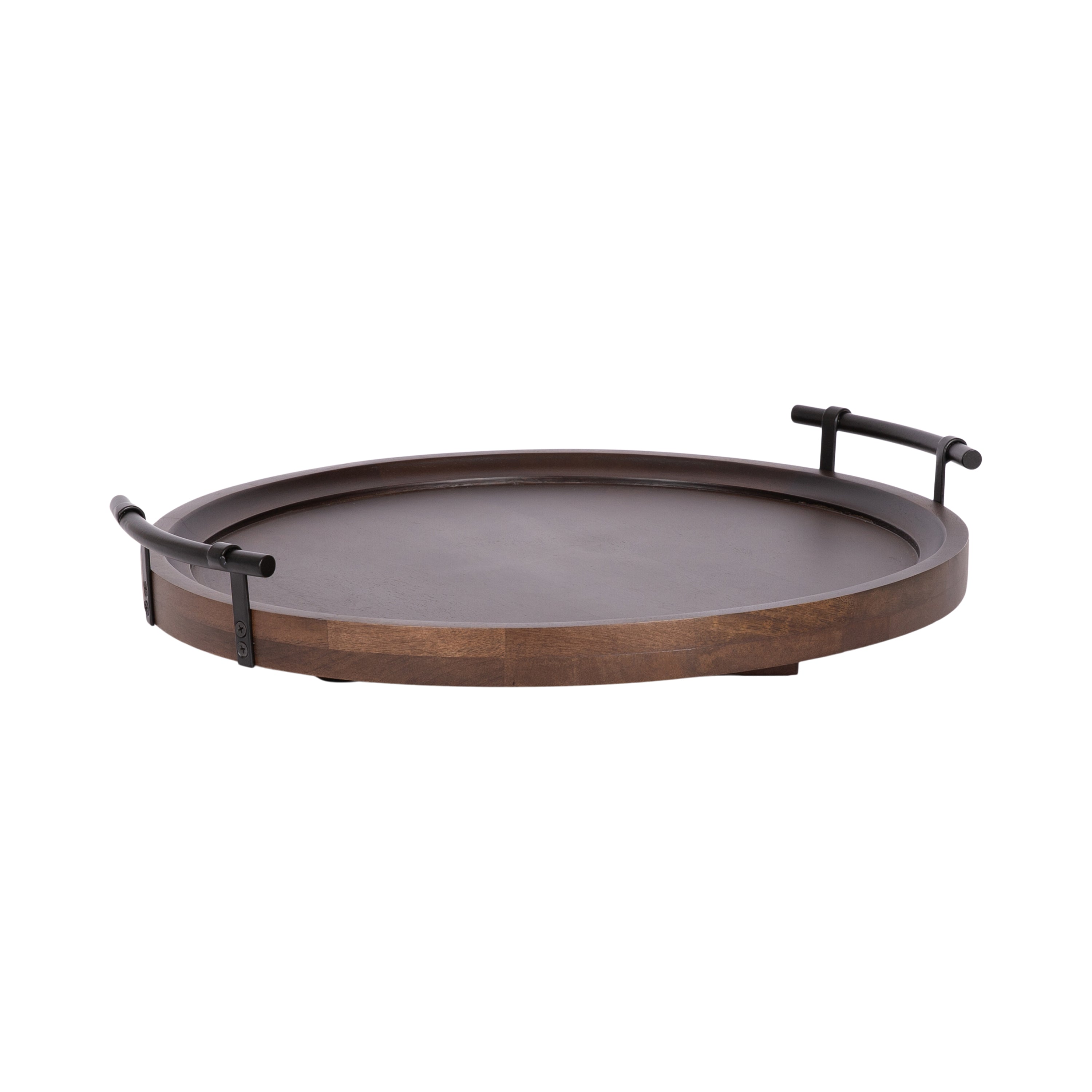 Lazy Susan 20x20 Dark Brown 1