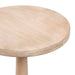 Side Table Natural Beige 12x12x30 3