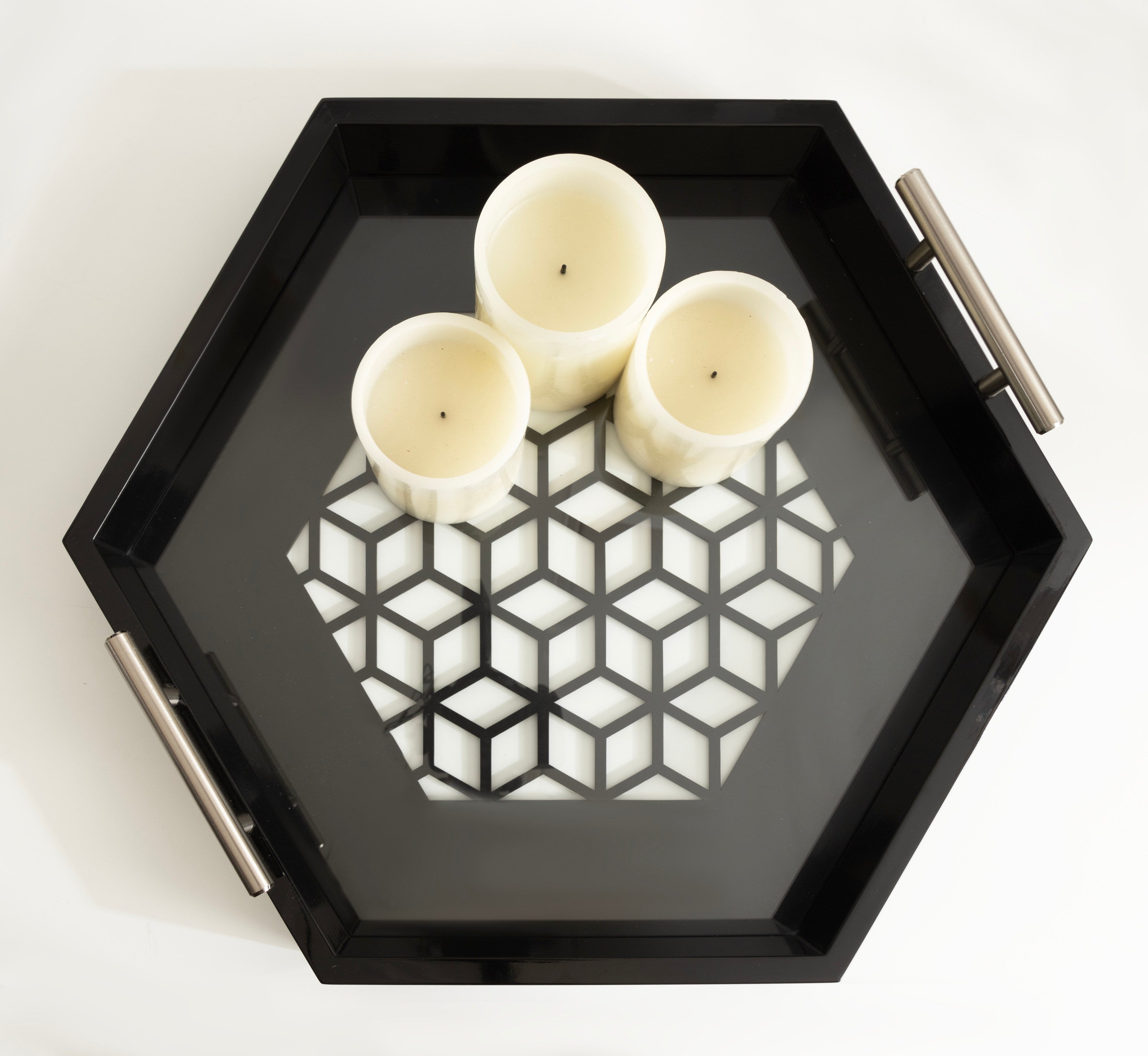 Caspen Hexagon Decorative Tray