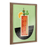 Blake Bloody Mary Framed Printed Art by Amber Leaders Designs