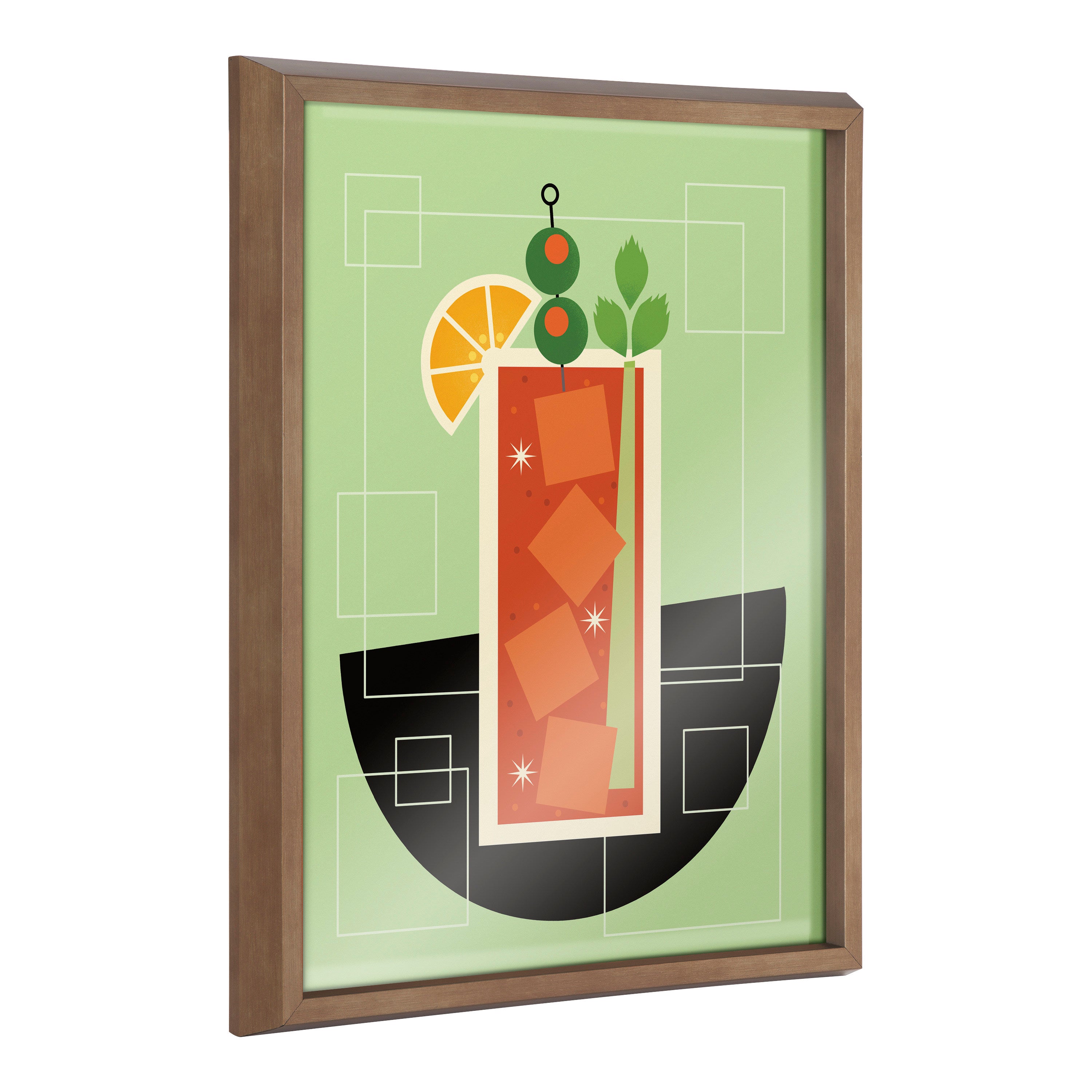 Blake Bloody Mary Framed Printed Art by Amber Leaders Designs
