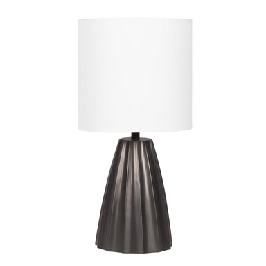 Tabletop Lamp Pewter 8x8x17 1