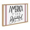 Sylvie America The Beautiful Framed Canvas by Valerie McKeehan of Lily and Val