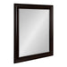 Rectangle Mirror Brown 28x34 1