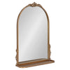 Myrcelle Arched Wall Mirror with Shelf