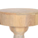 Side Table Natural Beige 12x12x22 3