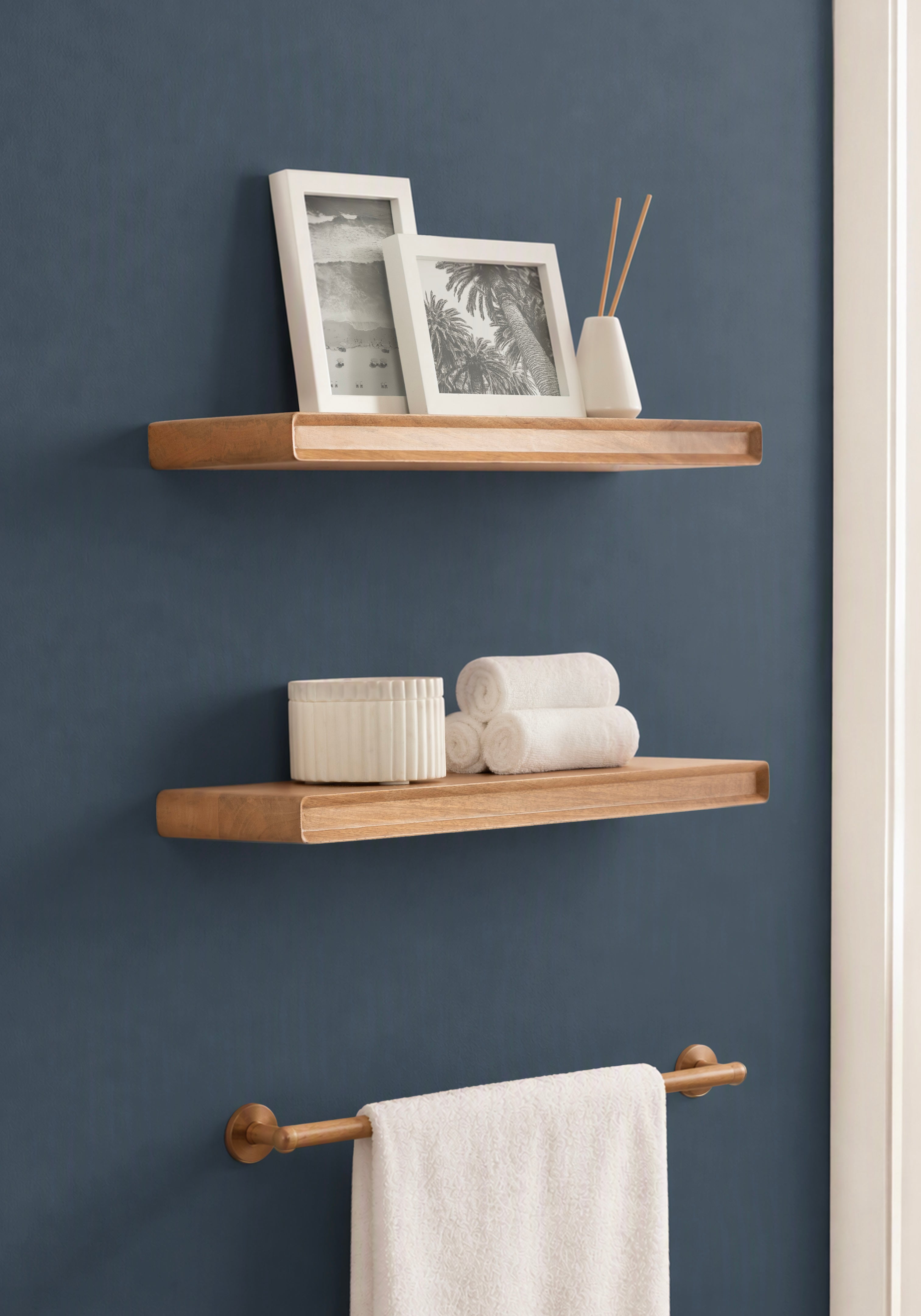 Floating Shelf Natural Biscuit 2 Piece 24 inch 7
