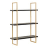 Leigh Wood and Metal Wall Shelf