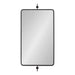 Rectangle Mirror 20x41 Black 5