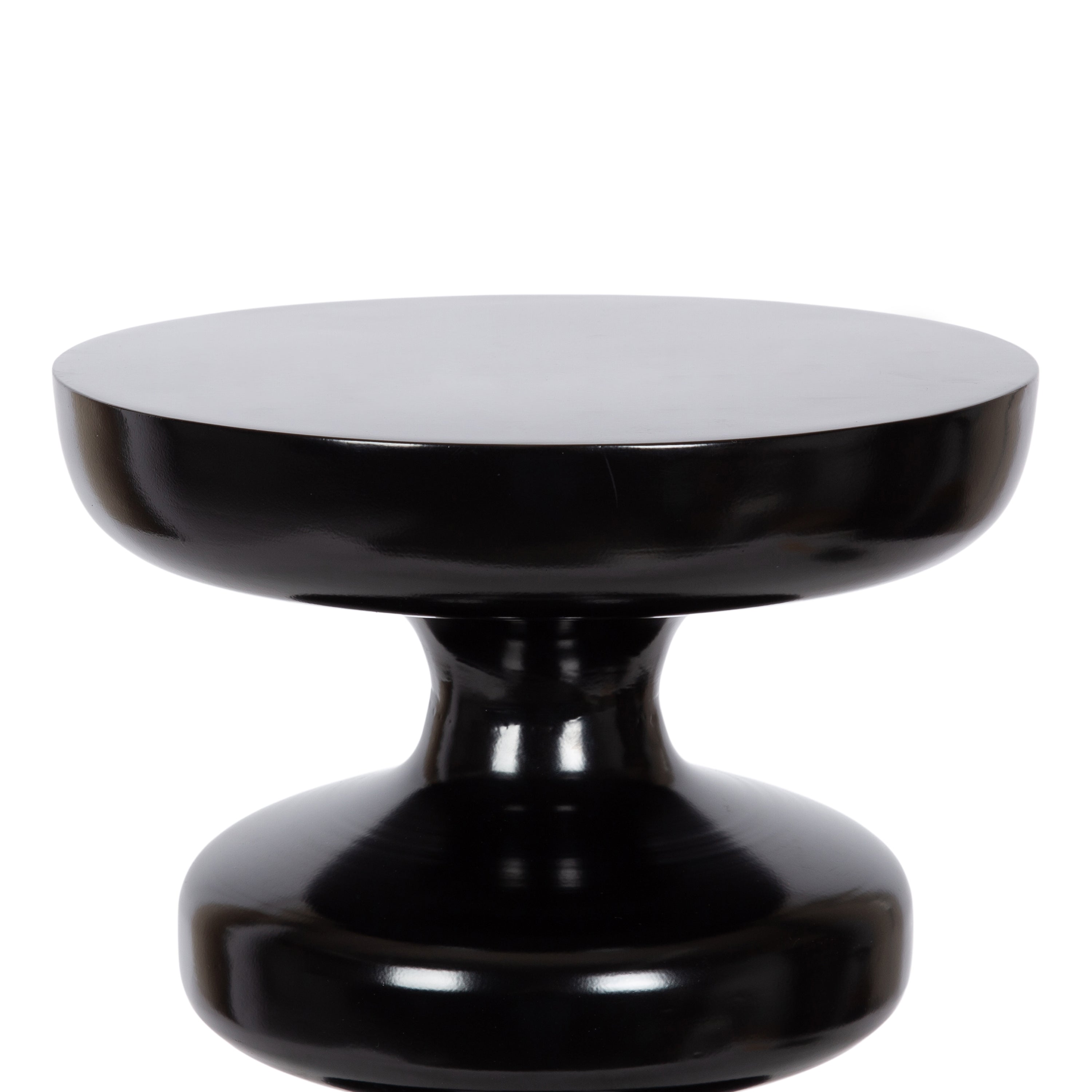 Side Table Black 12x12x21 3