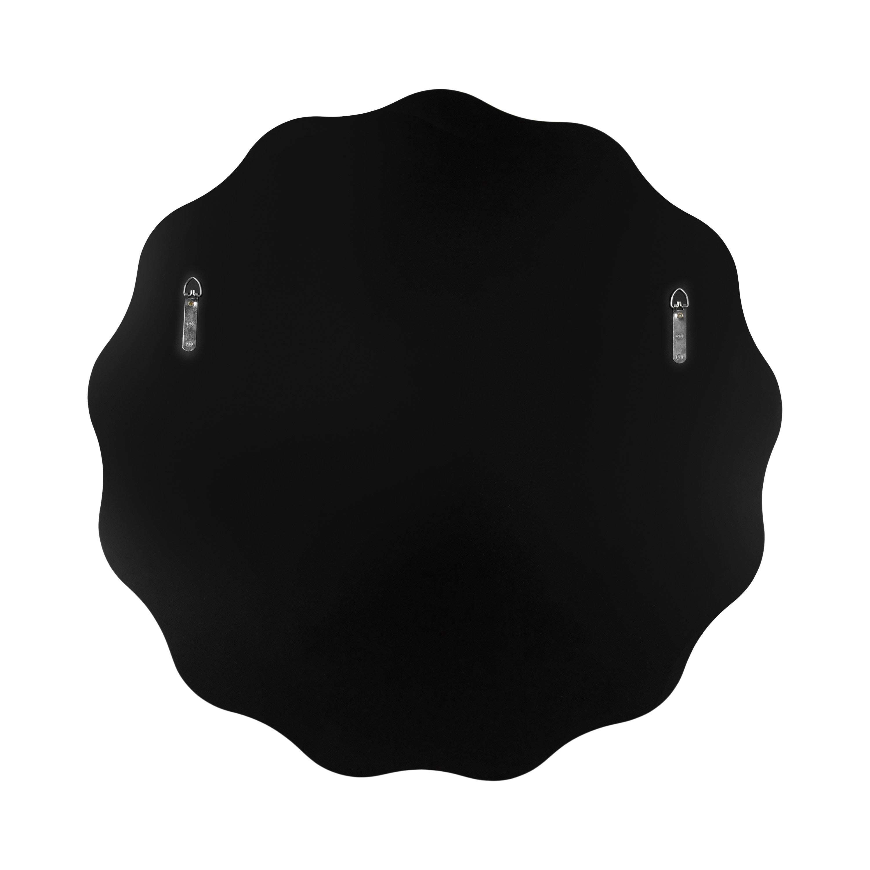 Viona Round Scalloped Mirror