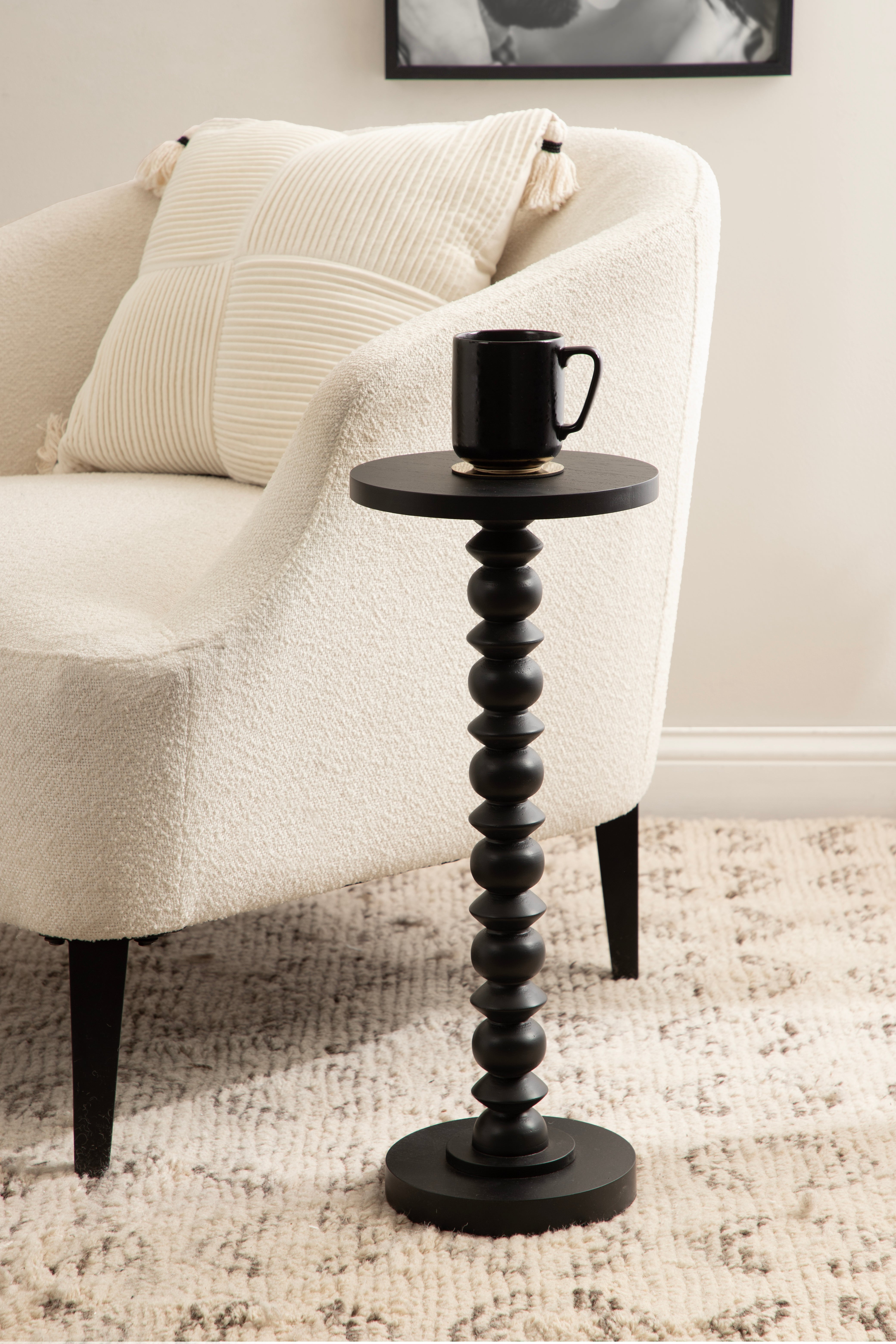 Drink Table Black 10x10x23 8