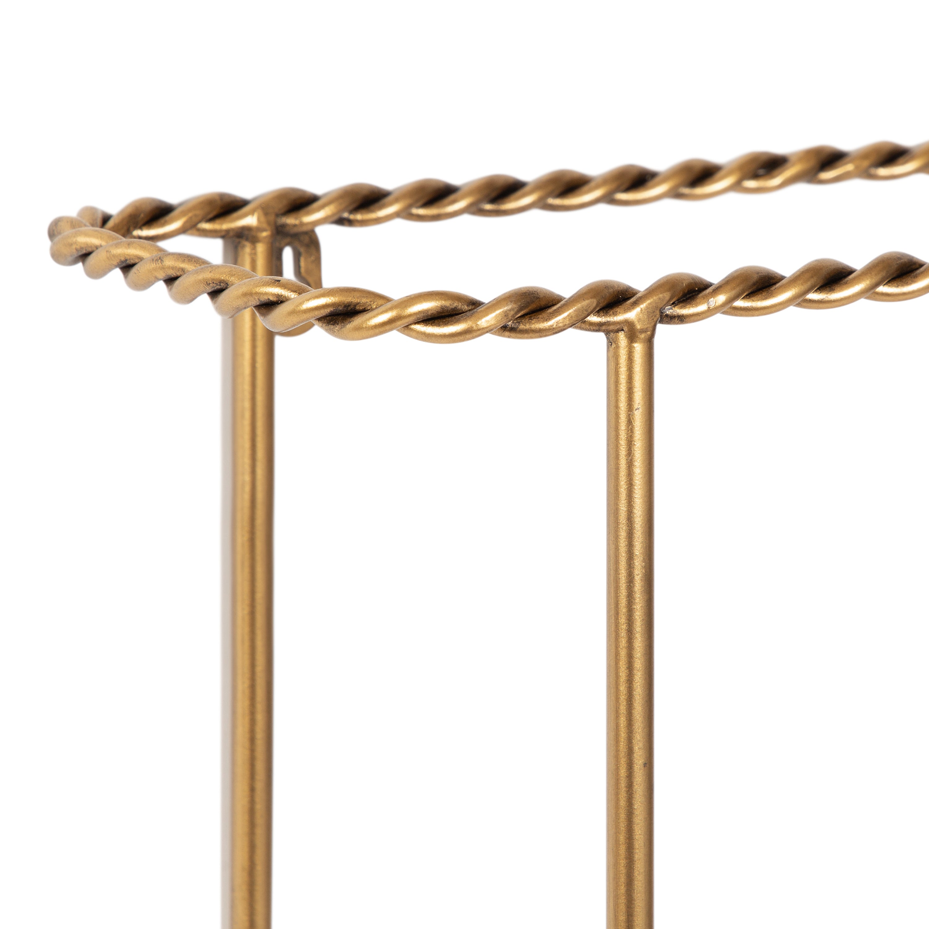 Towel Rack Gold 17x9x19 3