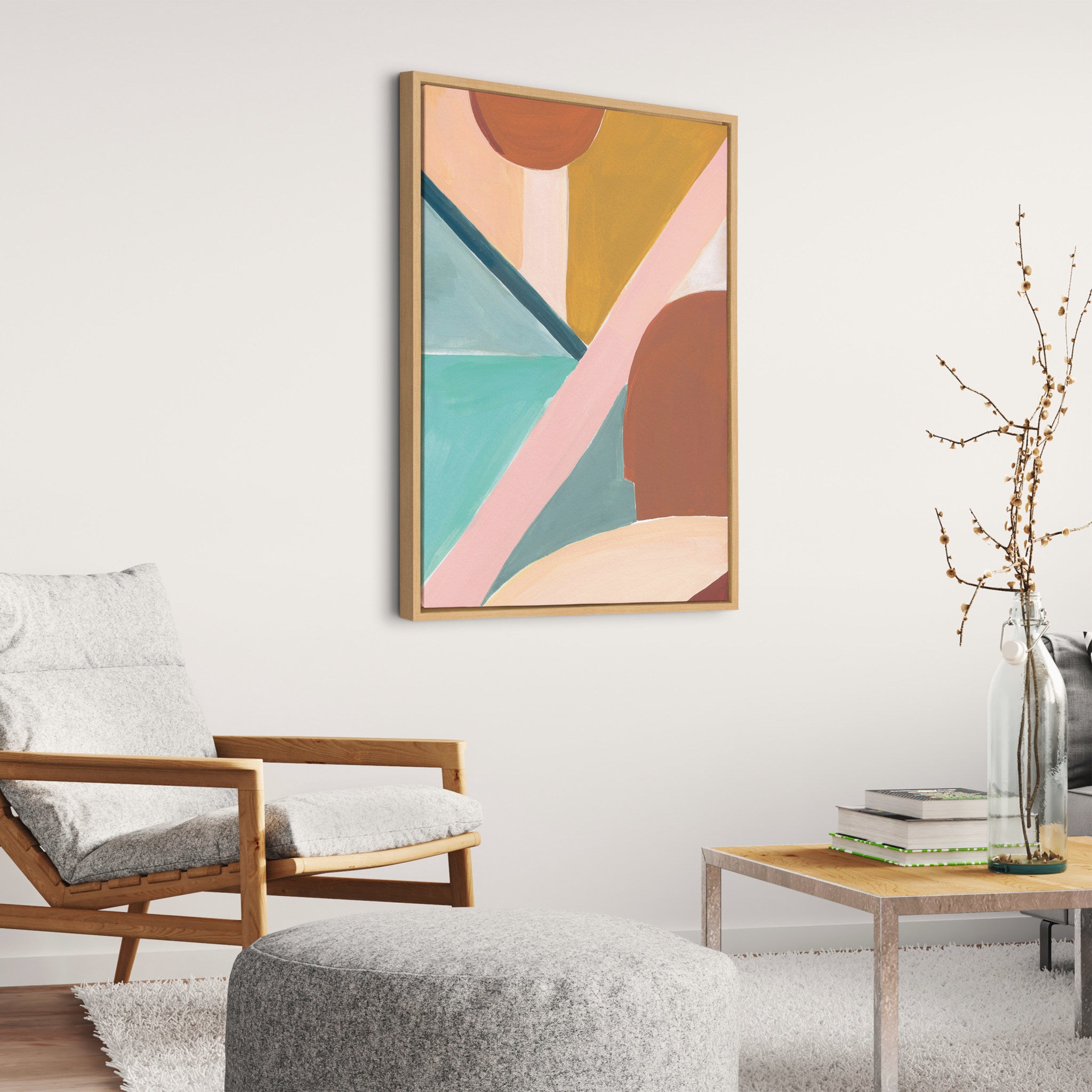 Sylvie Teotitlan Valley Study 2 Framed Canvas by Kate Aurelia Holloway