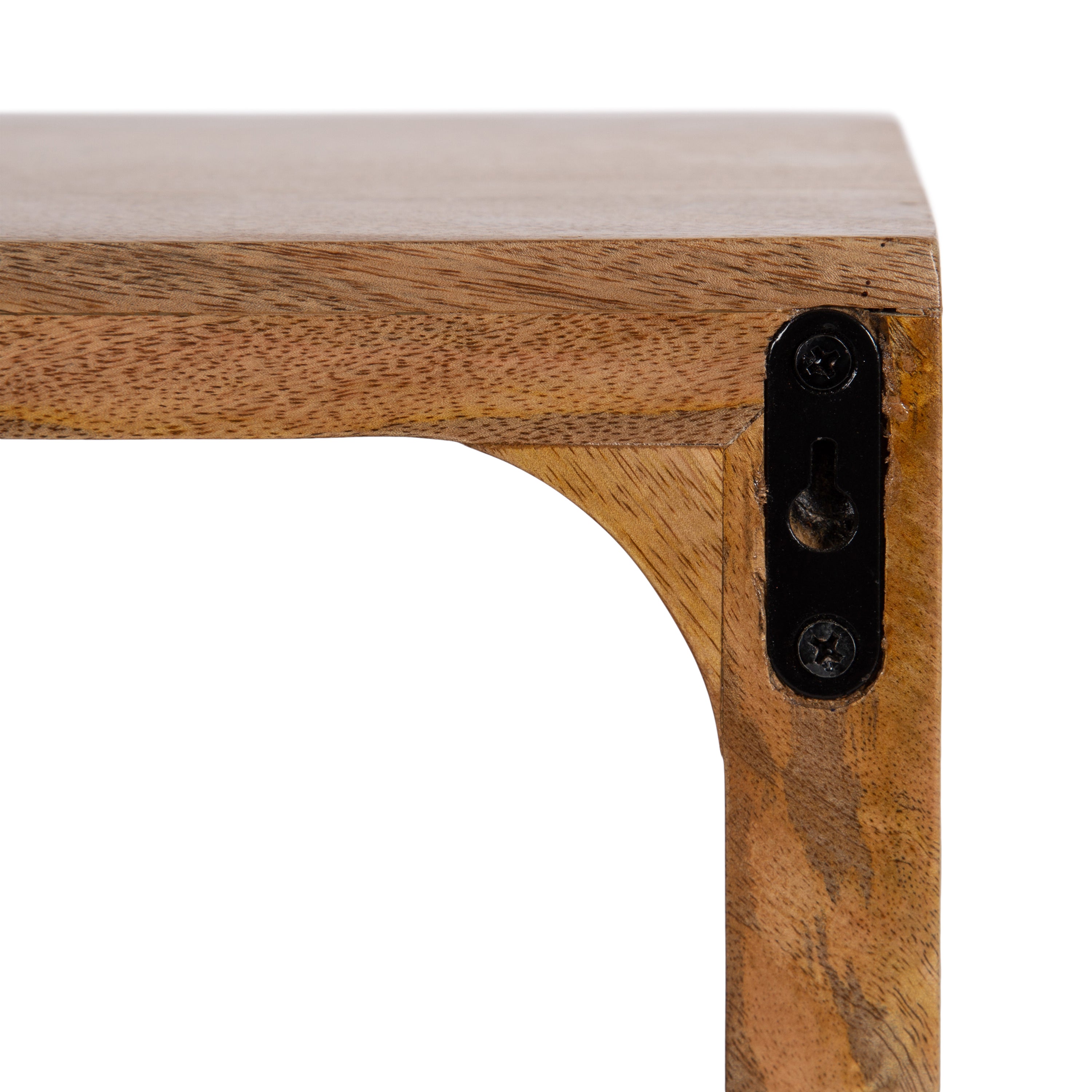 Floating Side Table Natural 18x10x10 4