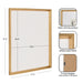Pinboard Gold 21.5x27.5 2