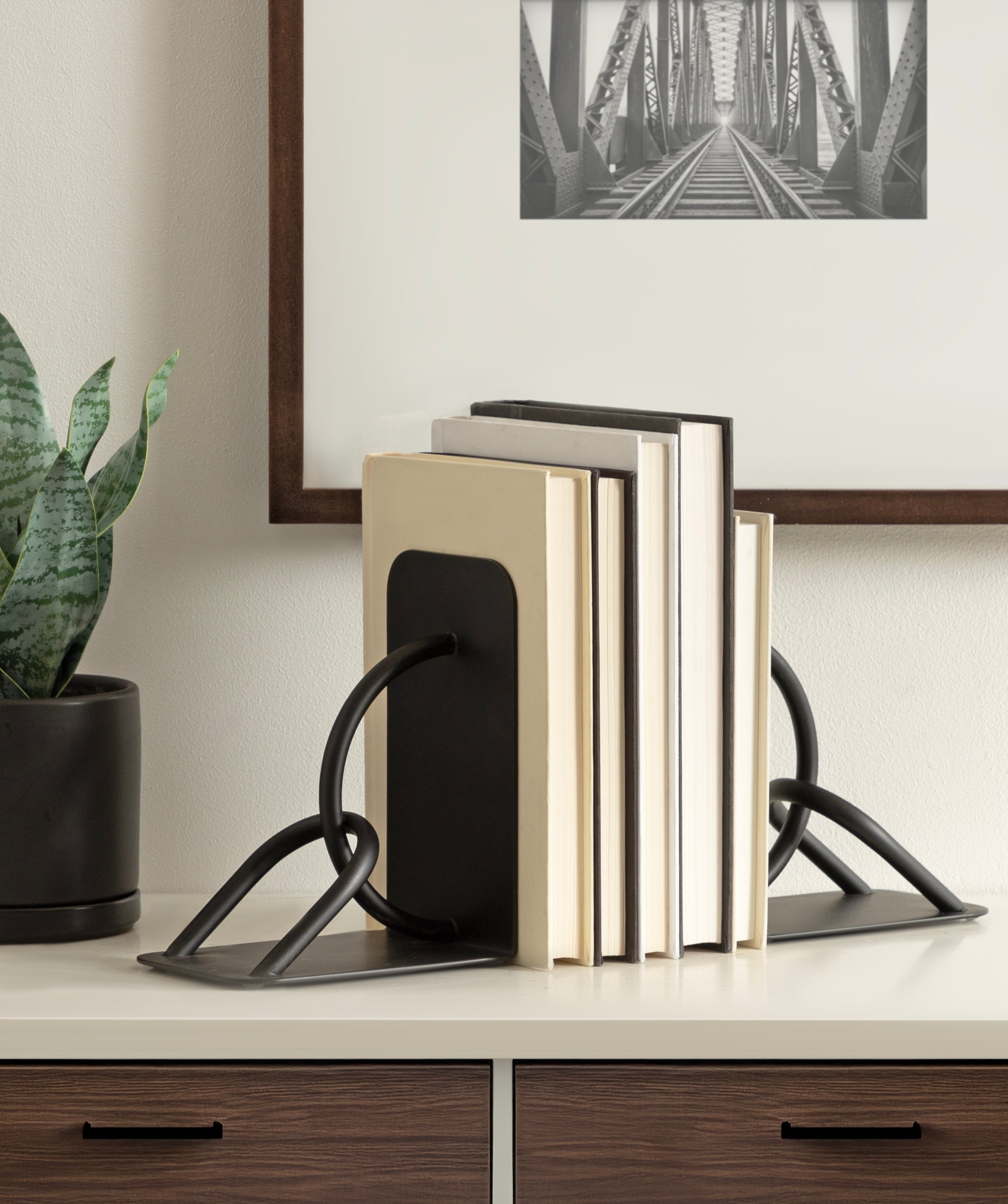 Chenery Metal Bookends