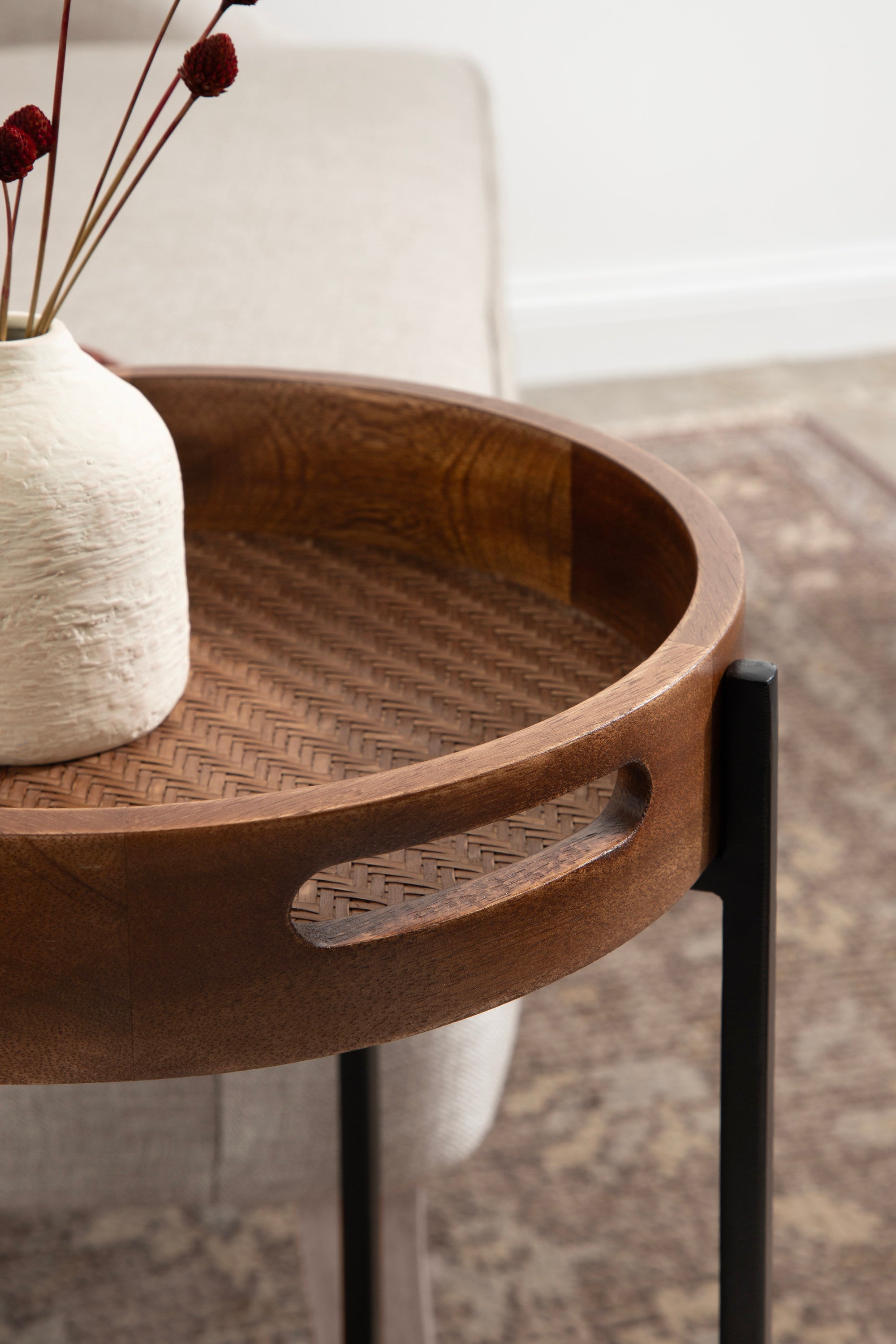 Smita Round Tray Table