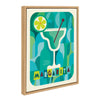 Sylvie MCM Margarita Framed Canvas by Rachel Lee