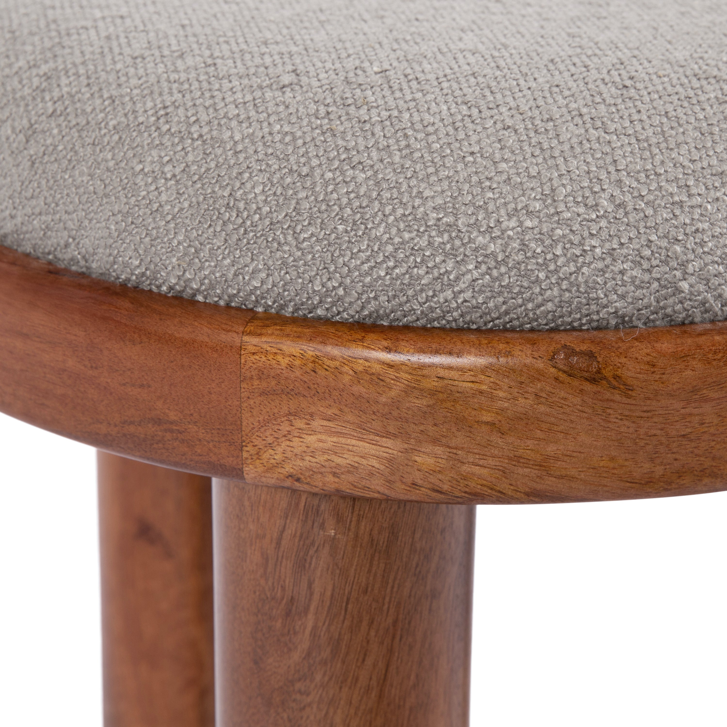 Standard Ottoman 16x16x18 Walnut Brown 3