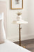 Drink Table White Gold 14x14x30 8
