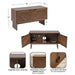 TV Stand Brown 38x15x22 2