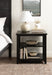 Side Table Black 23x18x24 7