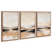 Art Set 3 Piece Set 18x24 Sylvie Beaded Dark Gold 1