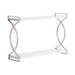 Accent Shelf 24x7x16 Silver White 1