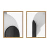 Sylvie Doorway 1 and 2 Framed Canvas Art Set by Alicia Abla