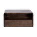 Floating Side Table Dark Brown 18x10x9 5
