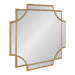 Scallop Mirror 24x24 Gold 1