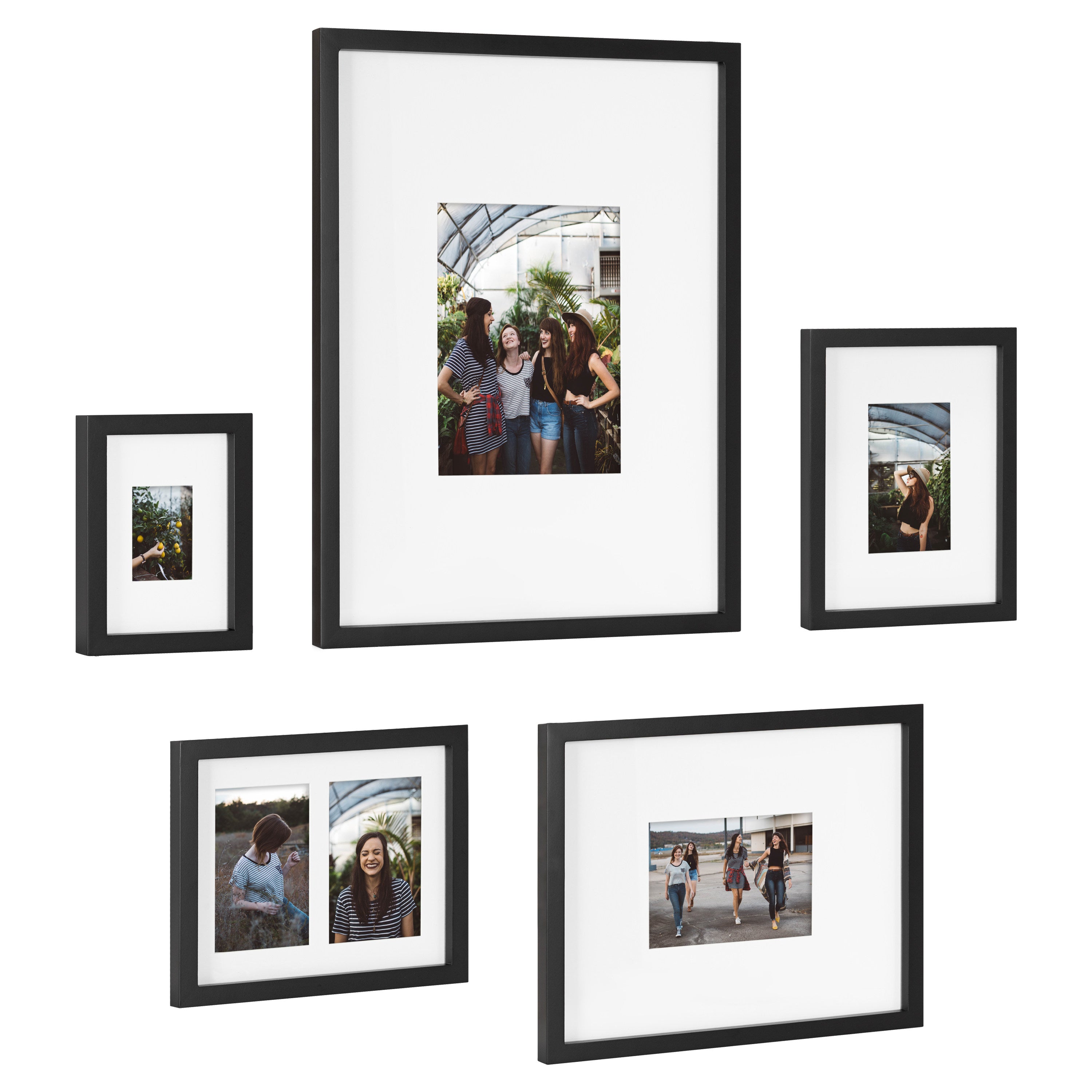 Gallery Wall Matted Picture Frame Set