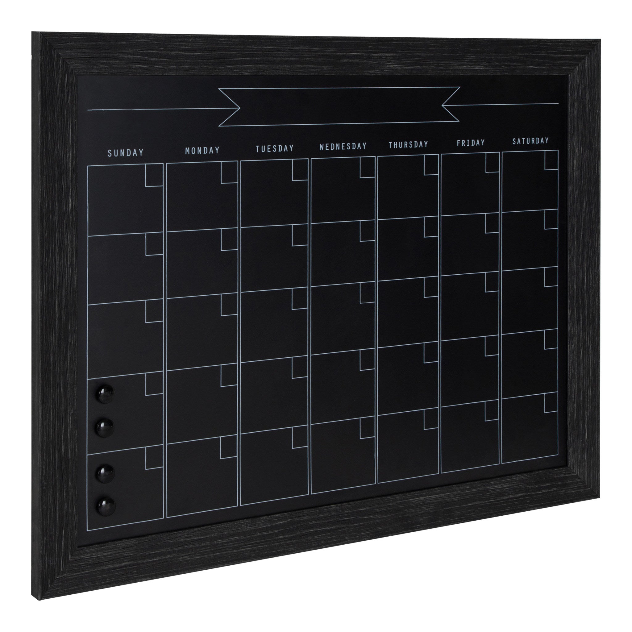 Beatrice Framed Magnetic Chalkboard Calendar