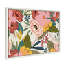 Sylvie Softly Framed Canvas by Mia Charro