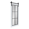 Cates Windowpane Framed Wall Mirror