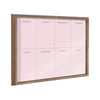 Blake This Week Pink Framed Printed Glass by The Creative Bunch Studio