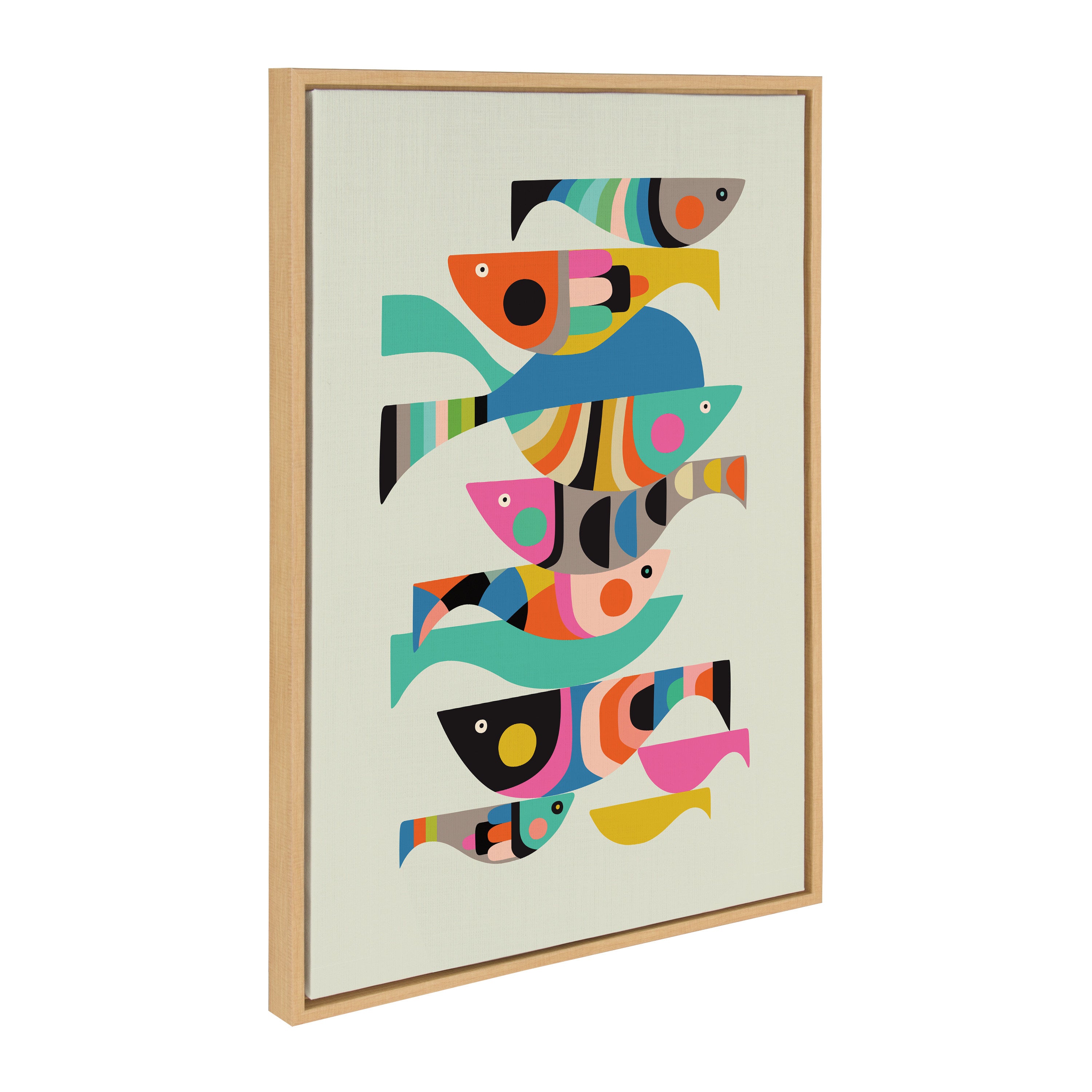Sylvie Under the Sea Framed Canvas by Rachel Lee of My Dream Wall