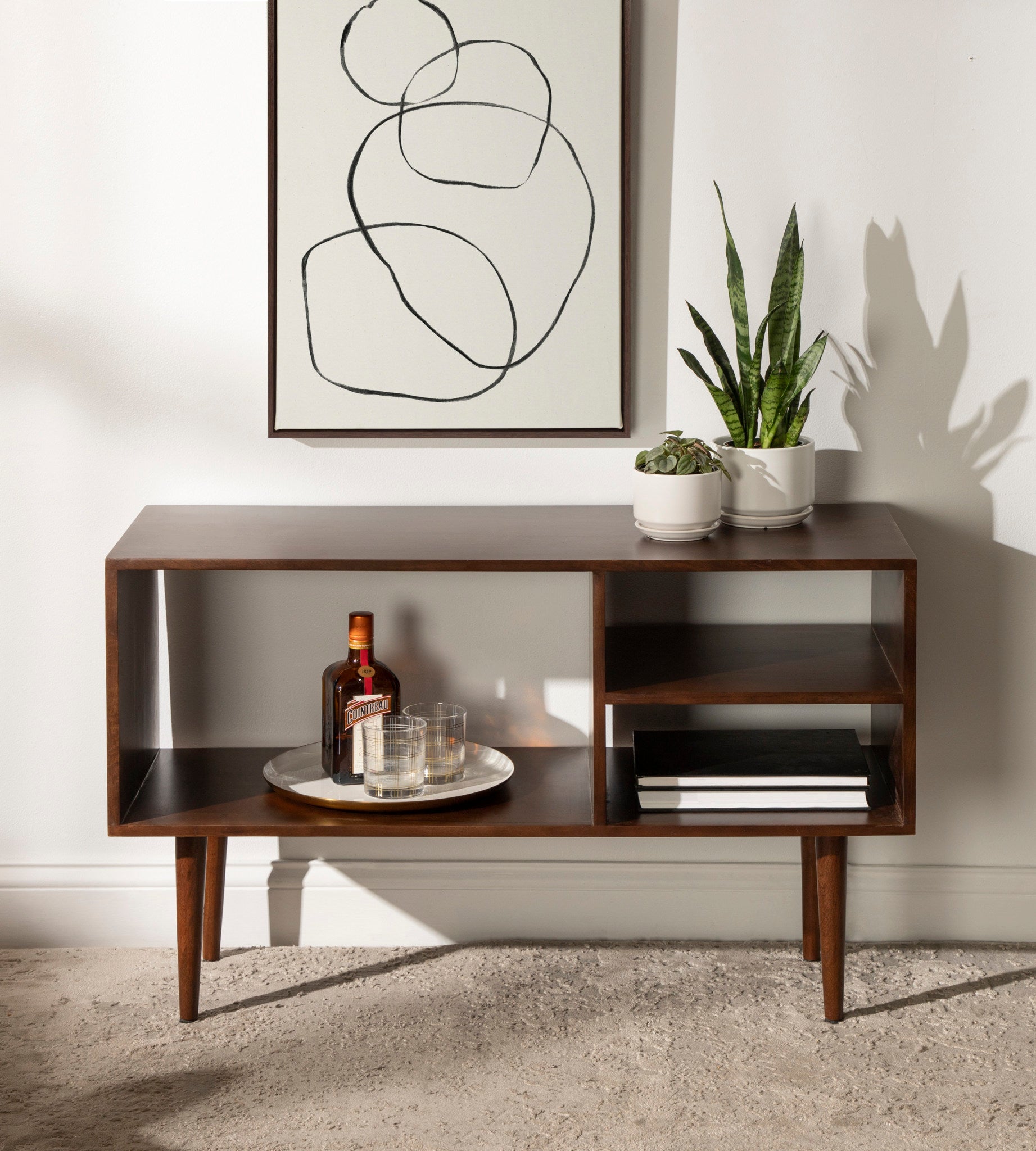 Locklear Wood Console Table