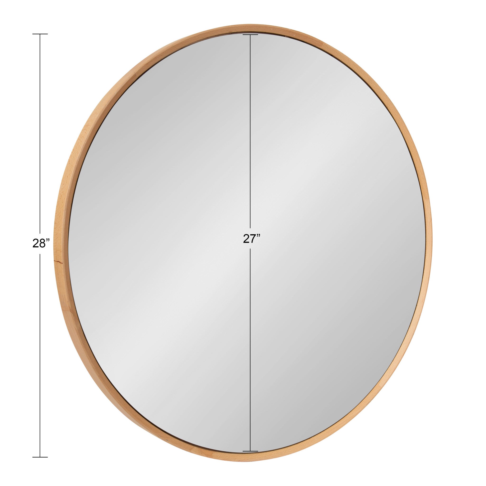 Norlund Framed Round Mirror
