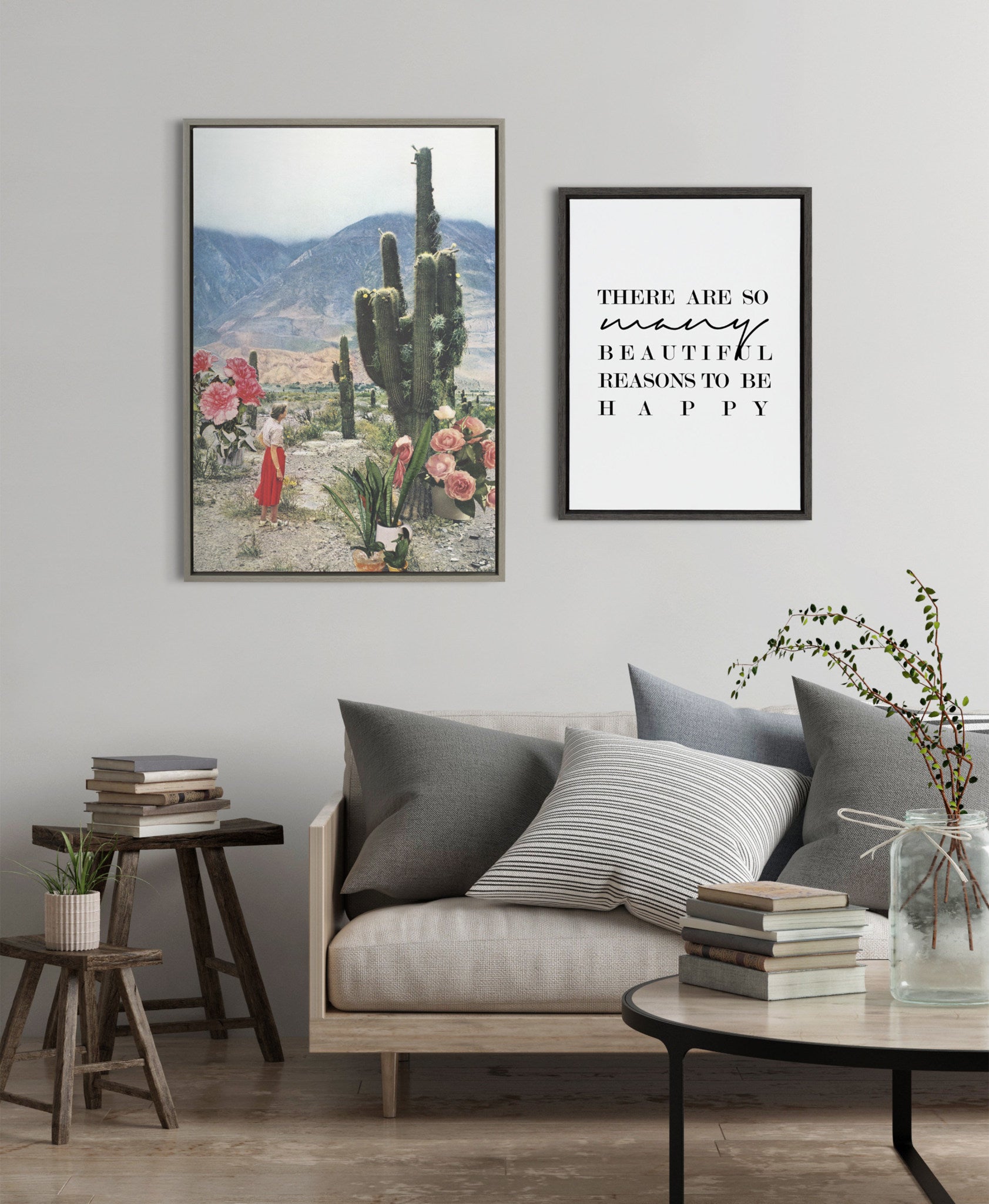 Sylvie Décor Framed Canvas by Sarah Eisenlohr