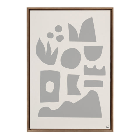 Sylvie Pieces of the Coast Framed Canvas by Kelly Knaga