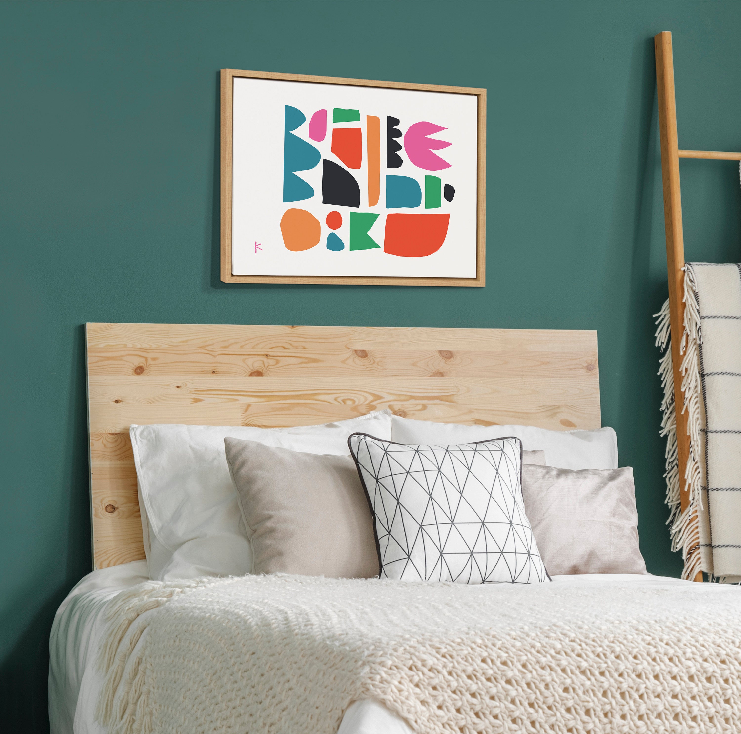 Sylvie Spring Framed Canvas by Kelly Knaga