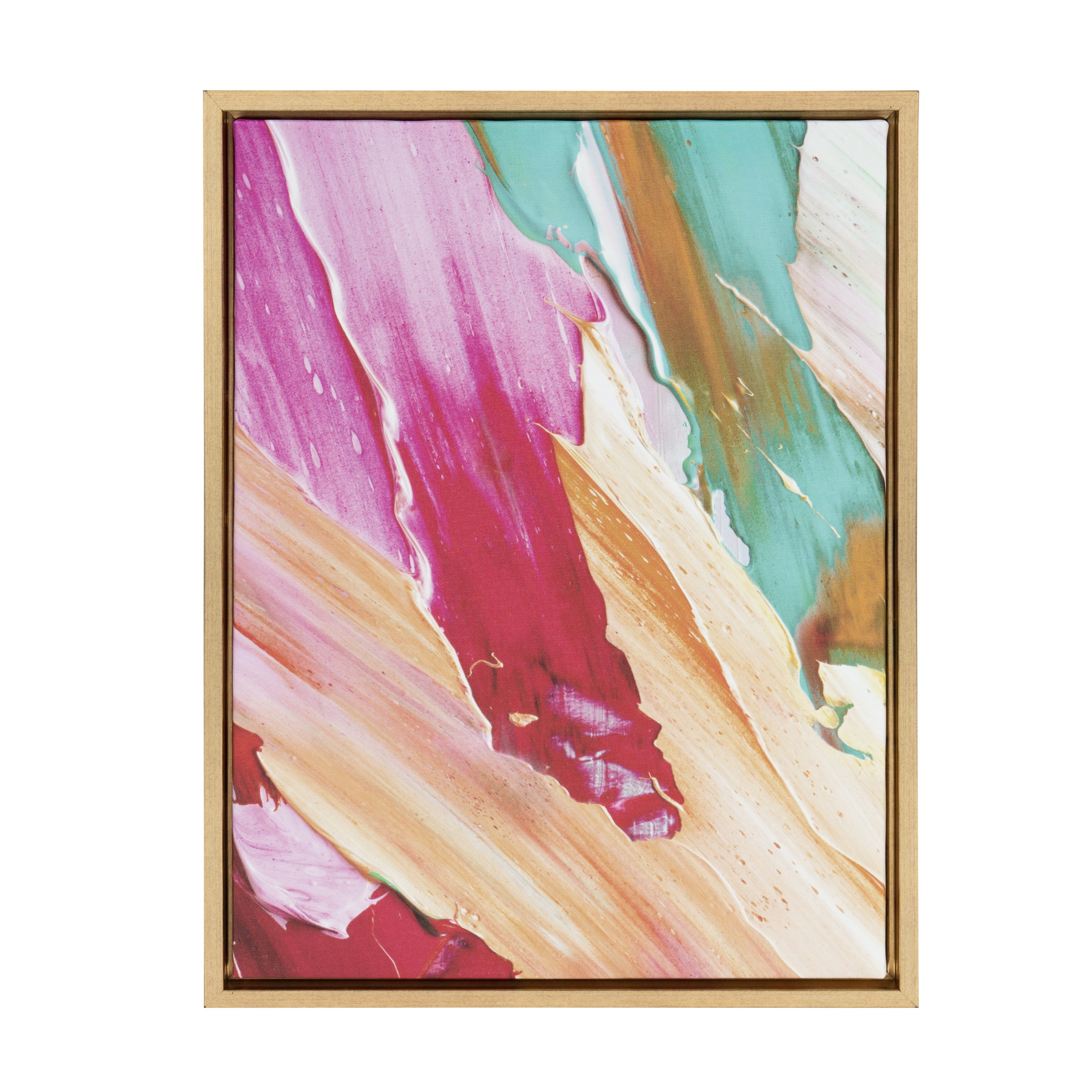 Sylvie Lush Color Acrylic Framed Canvas by Amy Peterson