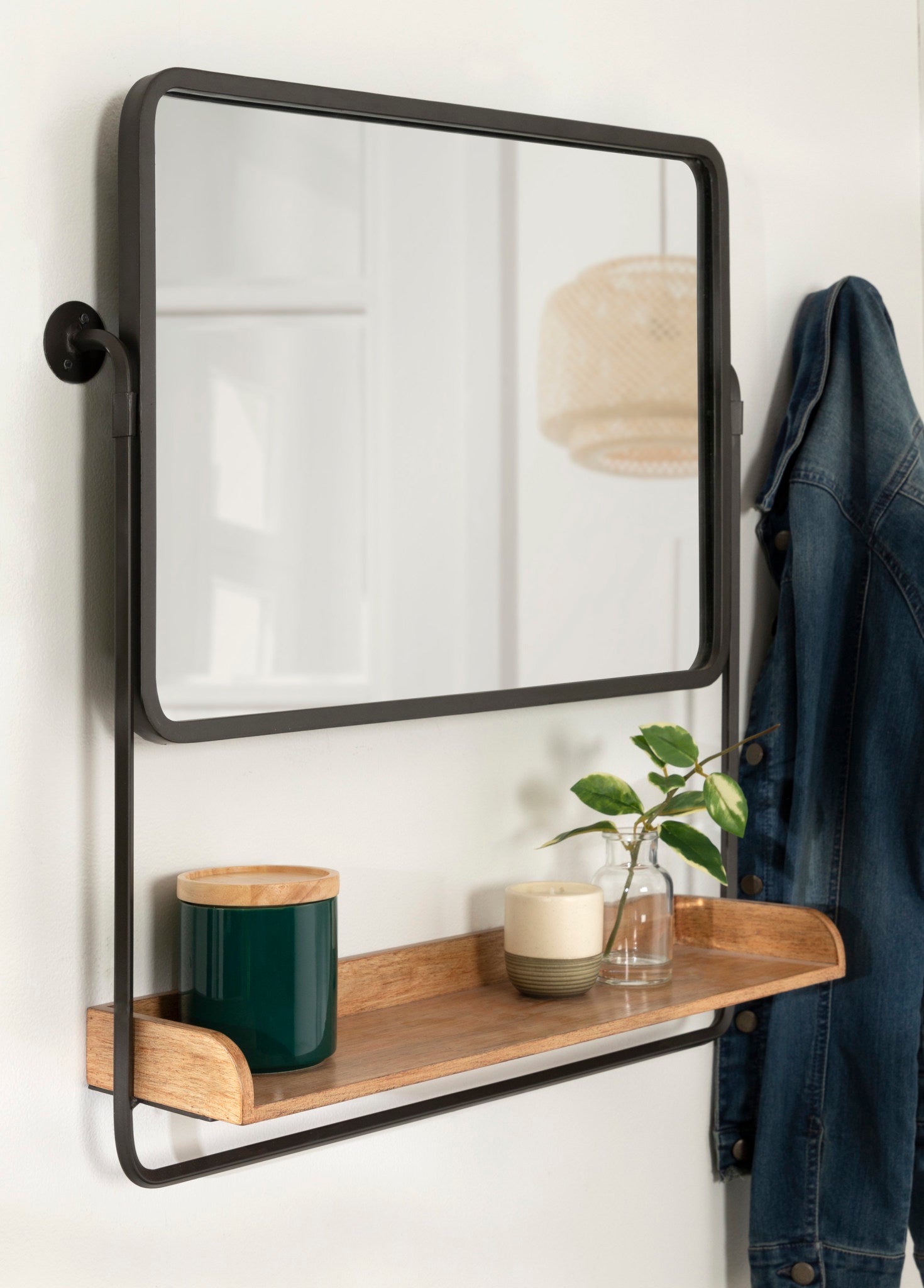 Rheeves Mirror with Shelf