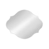 Reign Frameless Oval Scalloped Beveled Mirror