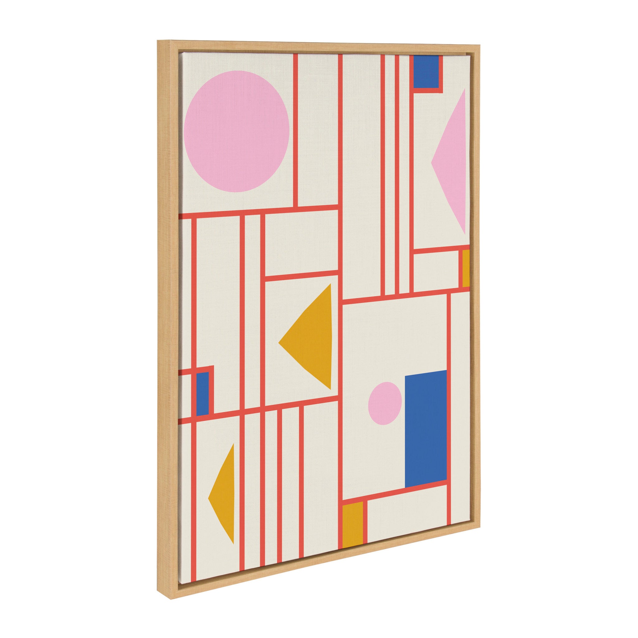 Sylvie Framed Shapes Framed Canvas by Apricot and Birch