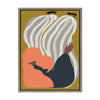 Sylvie Quarantine Series Portrait 2 Framed Canvas by Keely Reyes