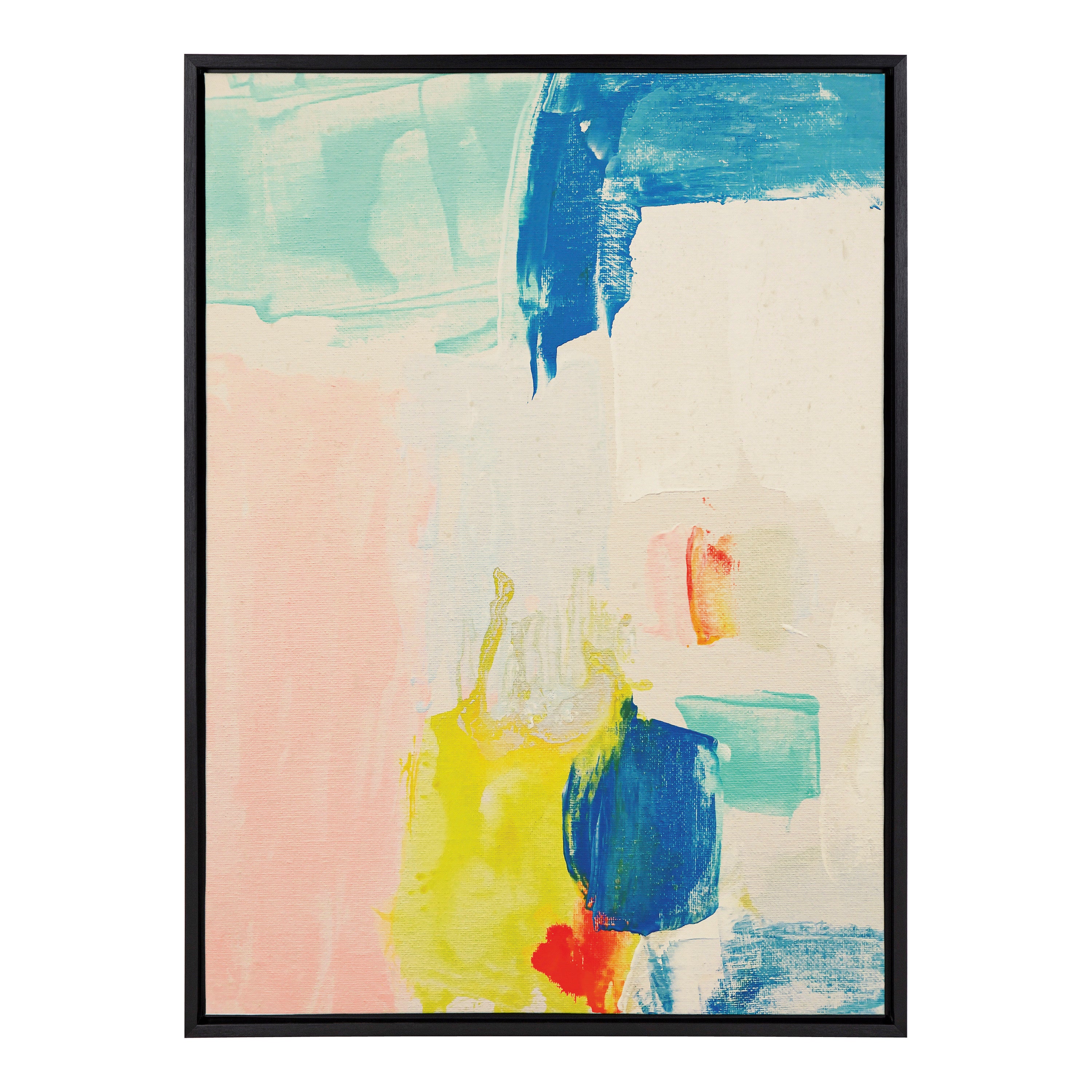 Sylvie Pop of Color I Framed Canvas by Amy Lighthall